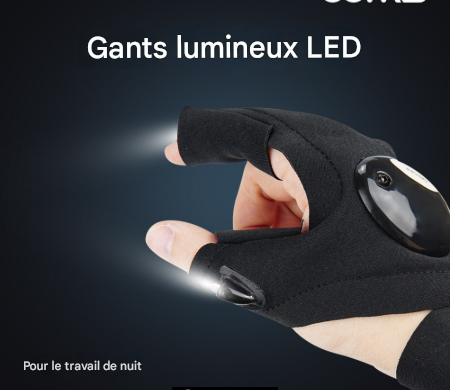 Gants à Lumière Intégrée.